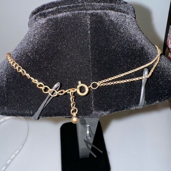 ROSEGOLD DOUBLE NECKLACE NEW - Picture 4 of 4